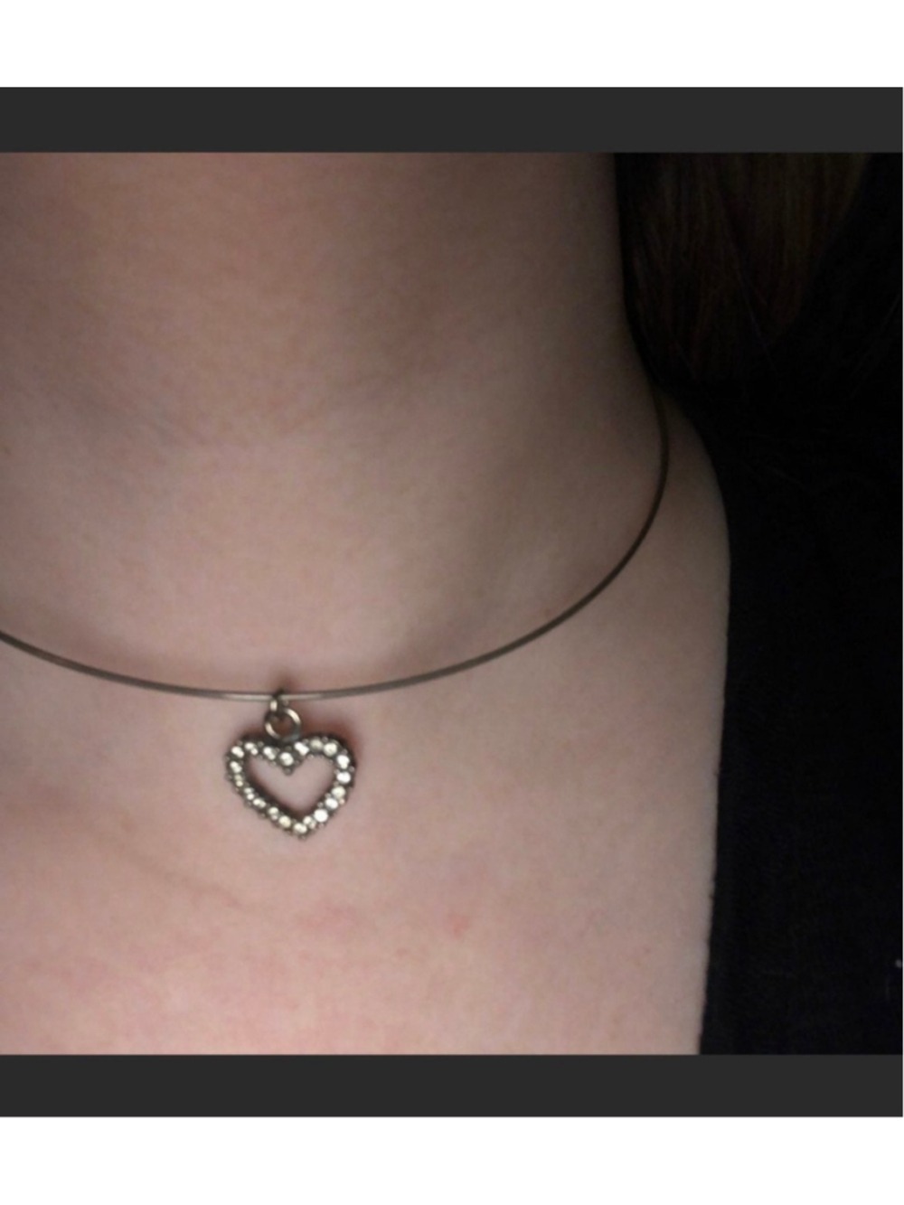 Silver Choker/Collar Necklace